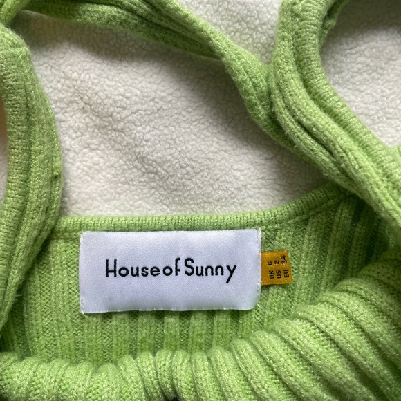 House of sunny green sweater tank Kelly sport - Picture 6 of 6
